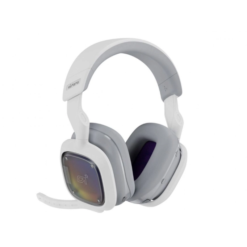هدست گیمینگ لاجیتک مدل Astro A30 White Purple-1
