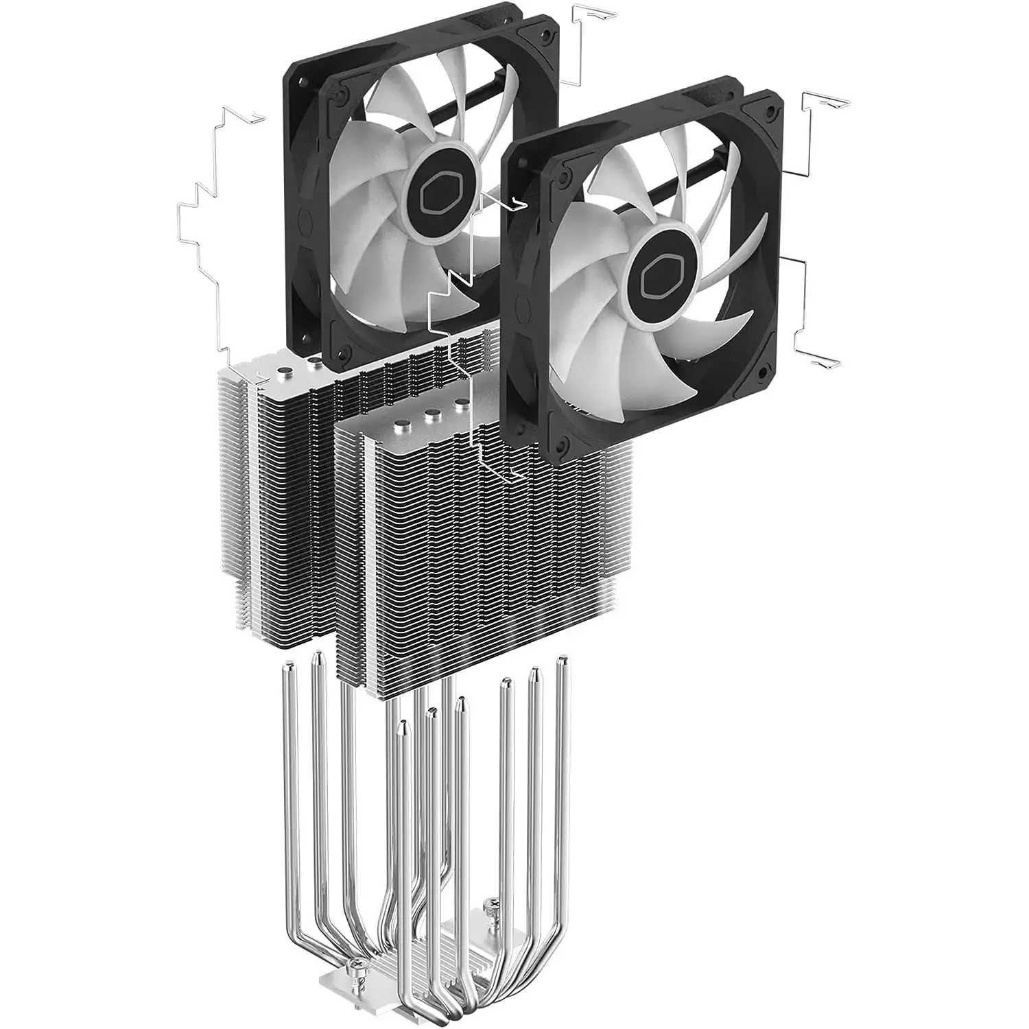 خنک کننده پردازنده کولرمستر مدل T620s ARGB-4