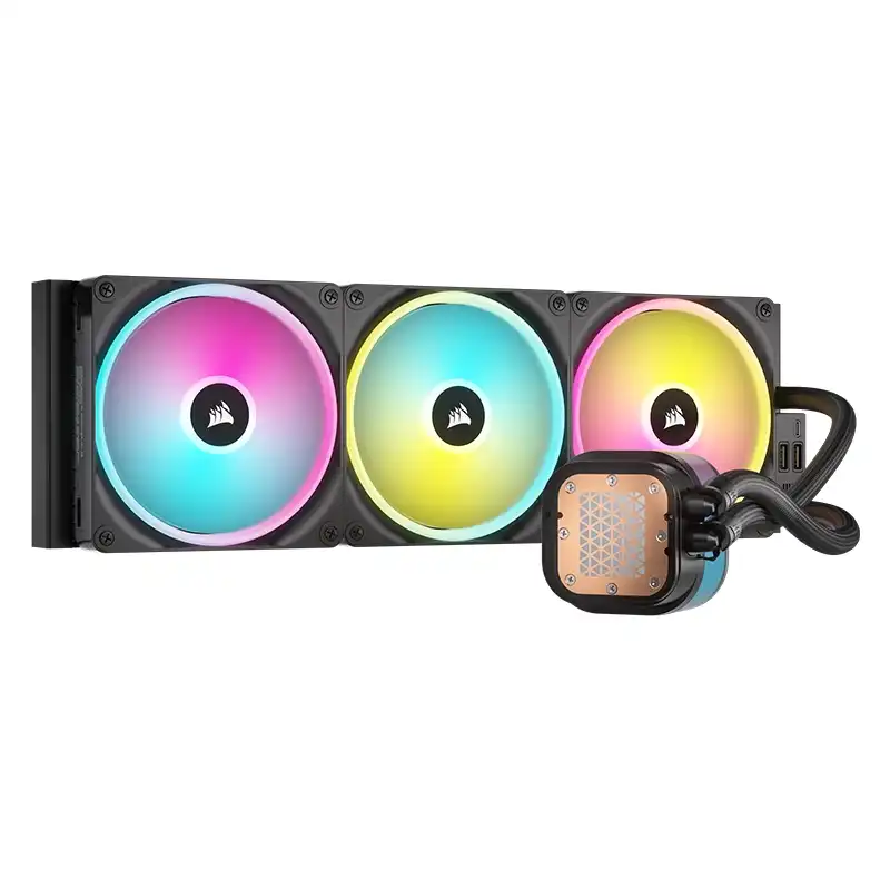 خنک کننده پردازنده کورسیر مدل iCUE H170i LINK LCD Black-1
