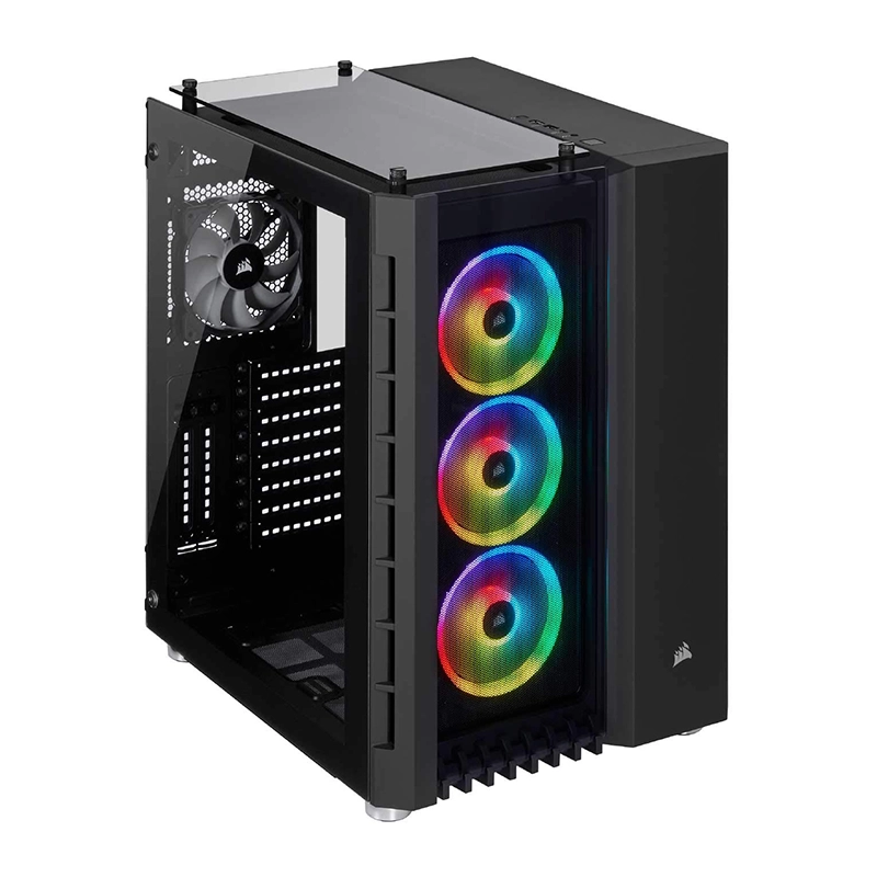کیس گیمینگ کورسیر مدل Crystal Series 680X RGB Black