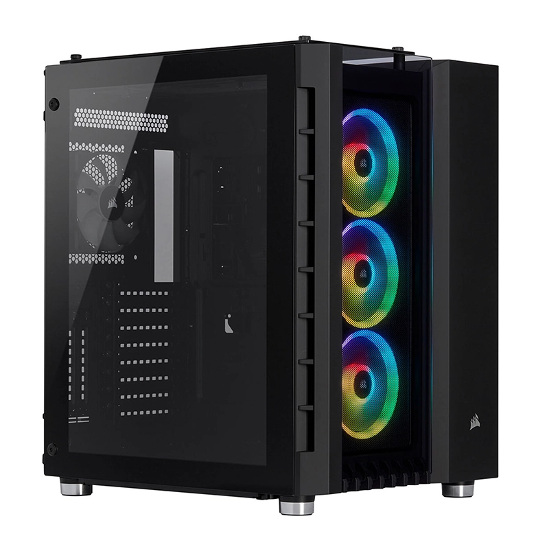 کیس گیمینگ کورسیر مدل Crystal Series 680X RGB Black-3