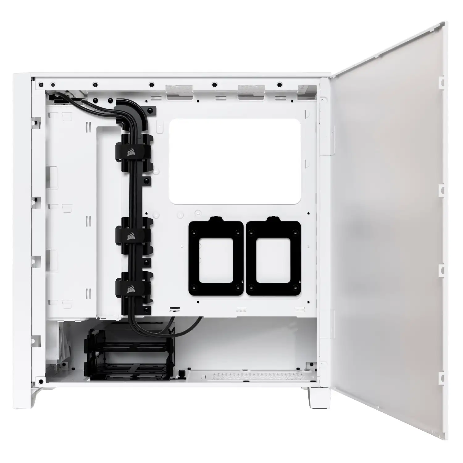 کیس کورسیر مدل iCUE 4000D RGB AIRFLOW WHITE-2