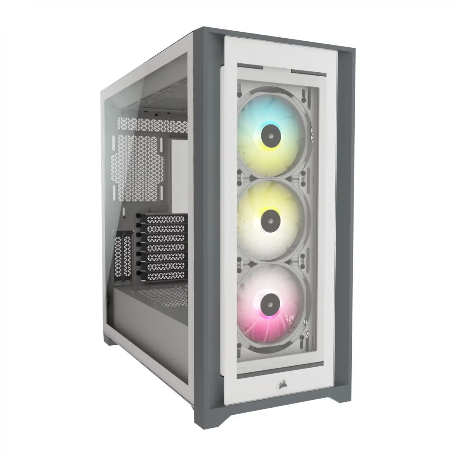 کیس کورسیر مدل iCUE 5000X RGB WHITE