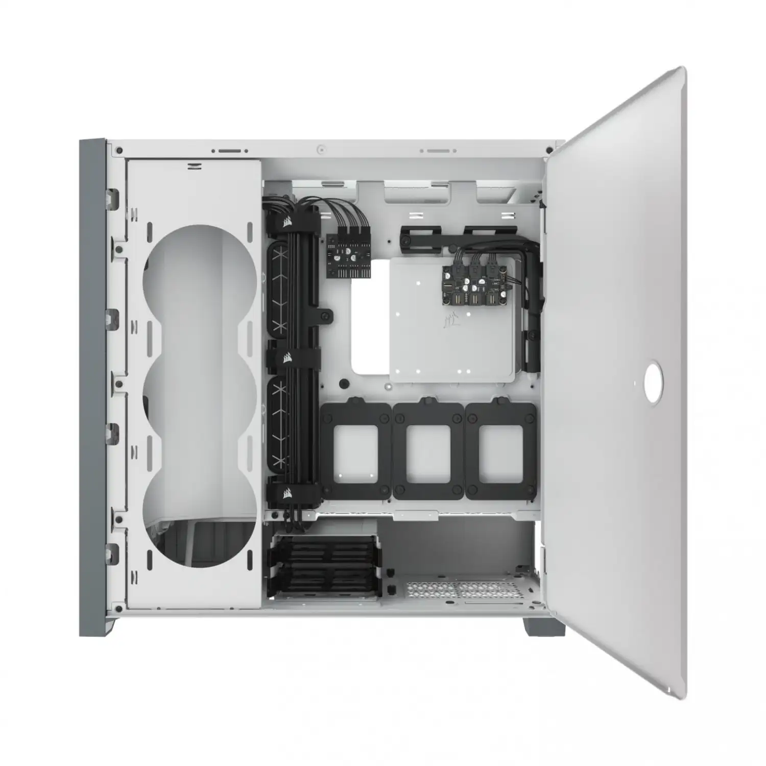 کیس کورسیر مدل iCUE 5000X RGB WHITE-2