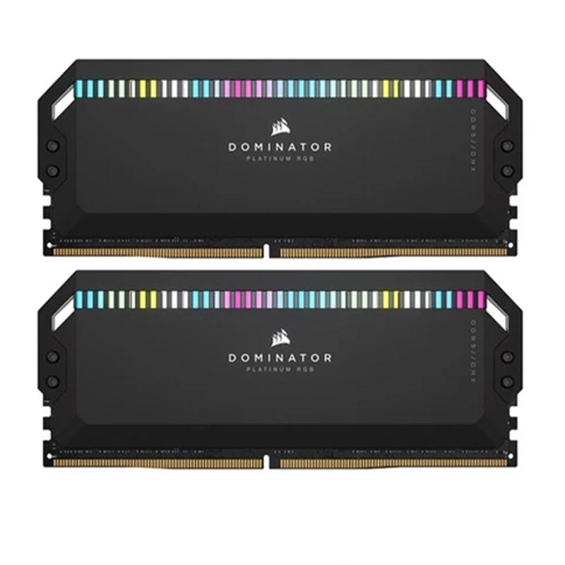 رم کورسیر مدل Dominator Platinum RGB DDR5 64GB 32GBx2 6800MHz CL40-0