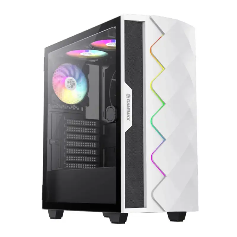 کیس گیم مکس مدل DIAMOND CP WHITE
