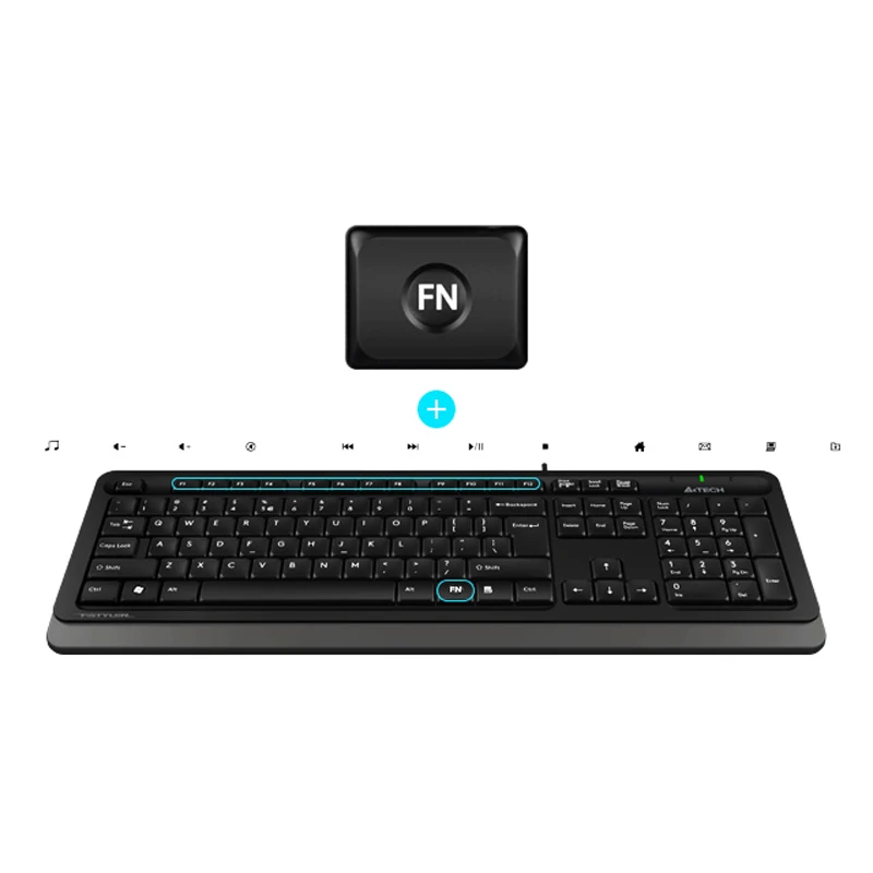 کیبورد و موس ای فورتک مدل F1010-1