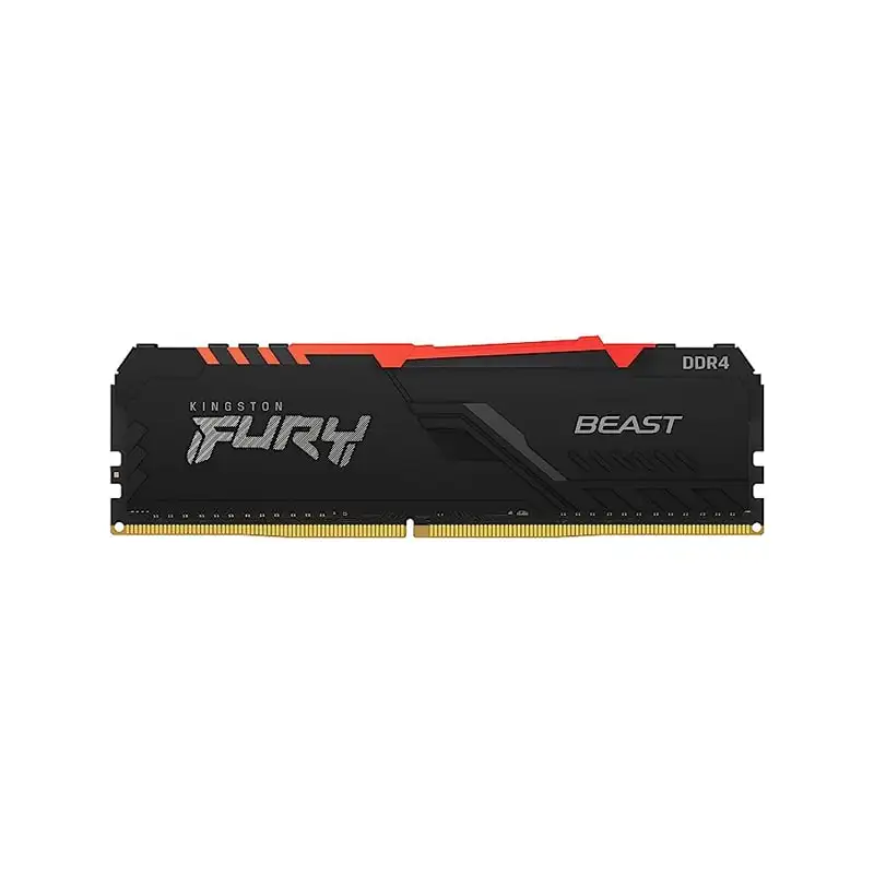 رم کینگستون مدل FURY BEAST RGB 16GB 3200MHZ CL16