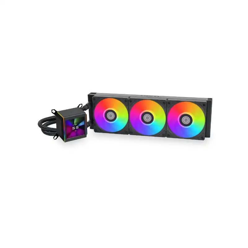 خنک کننده مایع پردازنده لیان لی مدل Galahad II LCD 360 Black RGB-0