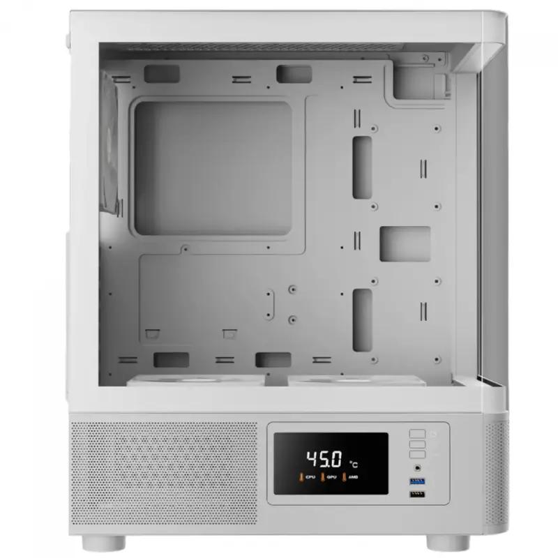 کیس گیم دیاس مدل ATLAS E2 CG White-2