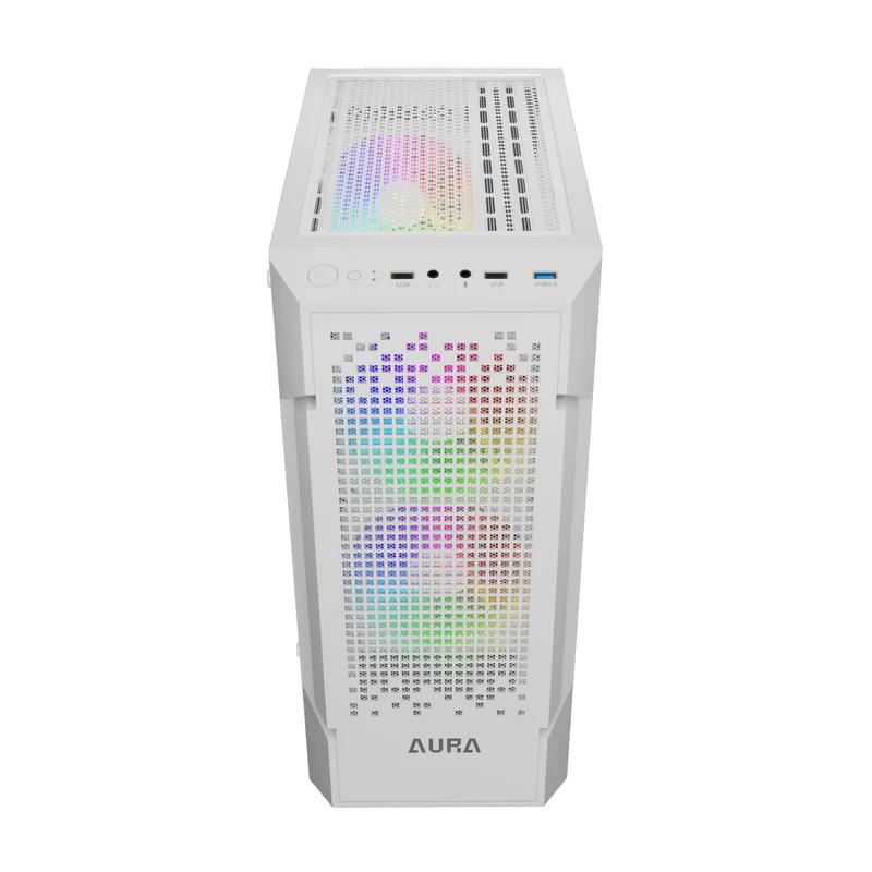 کیس گیم دیاس مدل AURA GC7 White-2