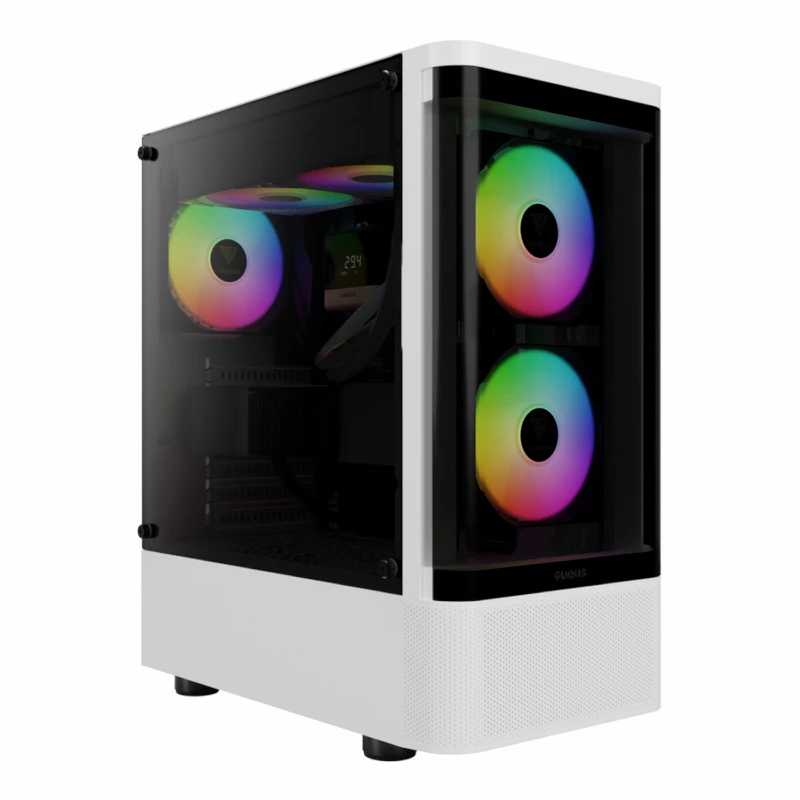 کیس گیم دیاس مدل TALOS E3 CG White-0