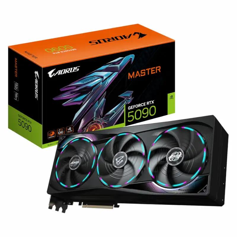 کارت گرافیک گیگابایت مدل AORUS GeForce RTX 5090 MASTER 32G-0