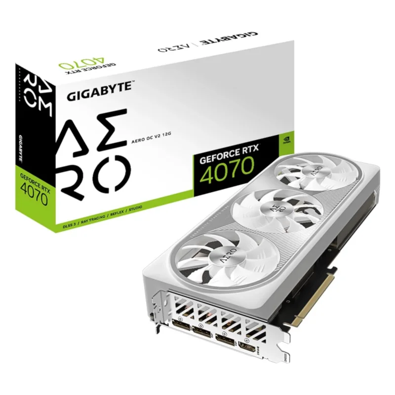 کارت گرافیک گیگابایت مدل GeForce RTX 4070 AERO OC V2 12G-0