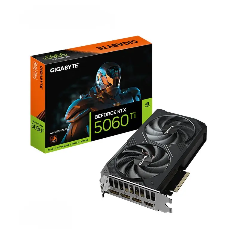 کارت گرافیک گیگابایت مدل GeForce RTX 5060 Ti WINDFORCE 16G-0