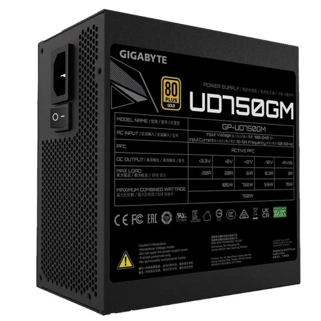 پاور گیگابایت مدل UD750GM 750W GOLD