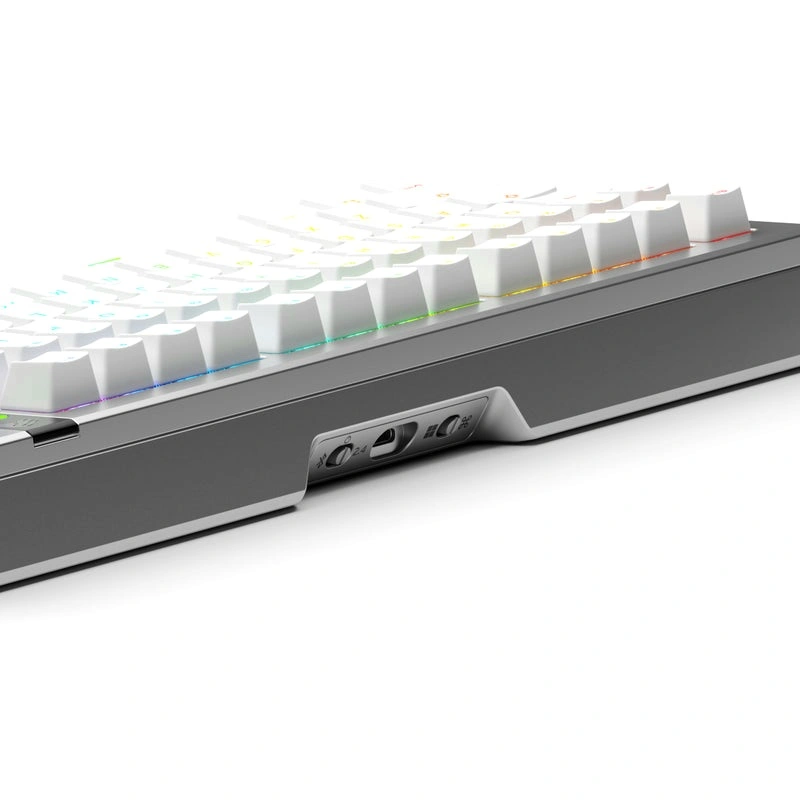 کیبورد گیمینگ گلوریوس مدل GMMK 3 PRO Prebuilt Wireless 75% Silver-3