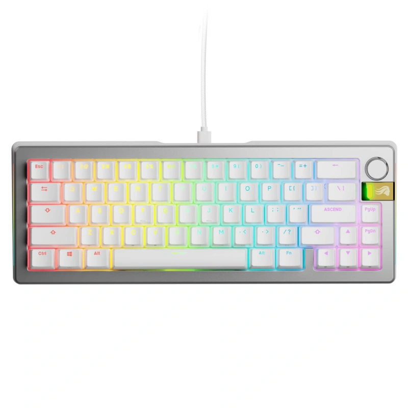 کیبورد گیمینگ گلوریوس مدل GMMK 3 PRO Prebuilt Keyboard 65% Silver