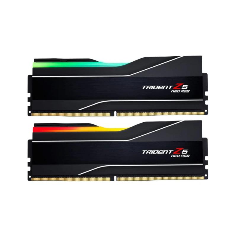 رم جی اسکیل مدل Trident Z5 Neo RGB AMD EXPO 32GB (2x16GB) DDR5 7200MT/s CL34 Black-0
