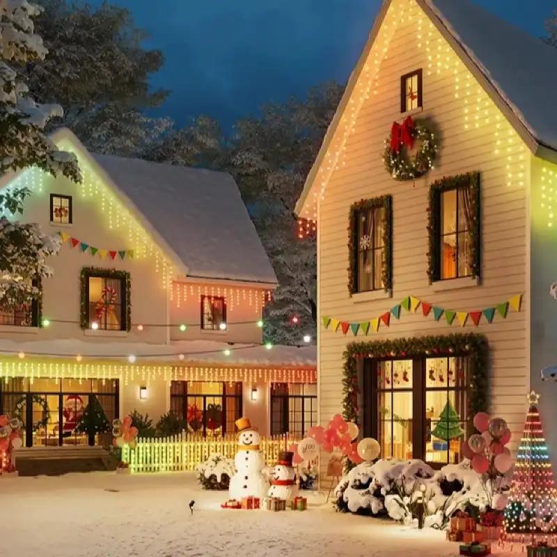 ریسه هوشمند فضای باز قندیلی 10 متری گووی مدل Icicle Lights H70D1-2
