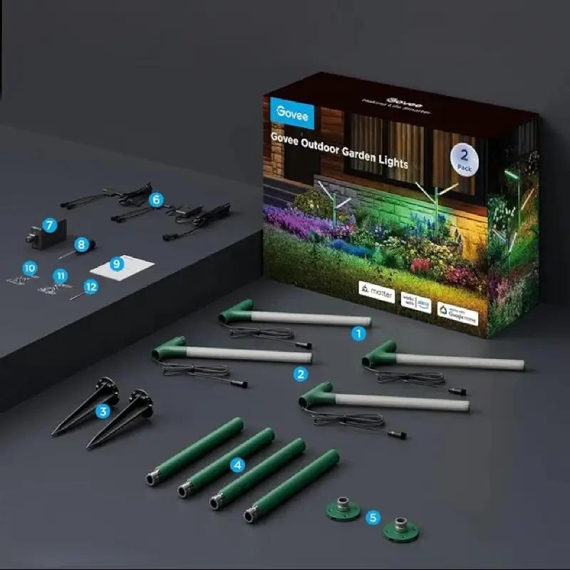 چراغ‌ هوشمند فضای باز گووی مدل Outdoor Garden Lights H7086-1