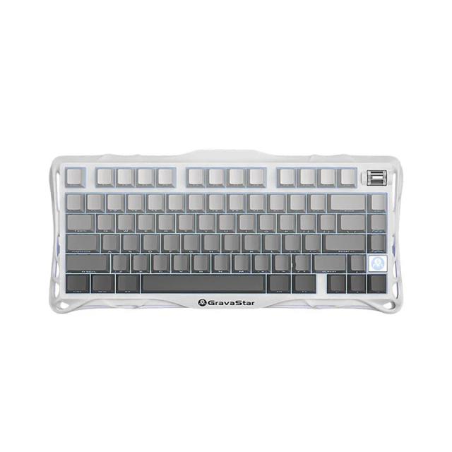 کیبورد گیمینگ گراوا استار مدل Mercury K1 75% ‌White