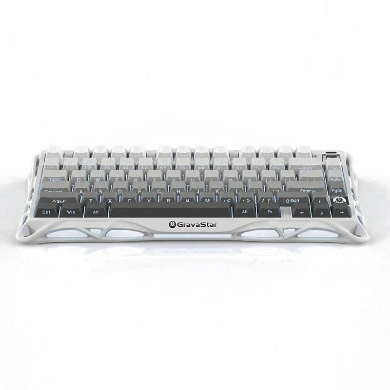 کیبورد گیمینگ گراوا استار مدل Mercury K1 75% ‌White-4