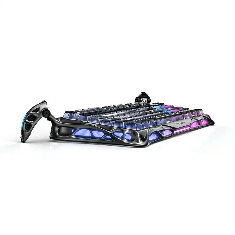 کیبورد گیمینگ گراوا استار مدل Mercury K1 Pro 75% Special Edition Cyberpunk-2