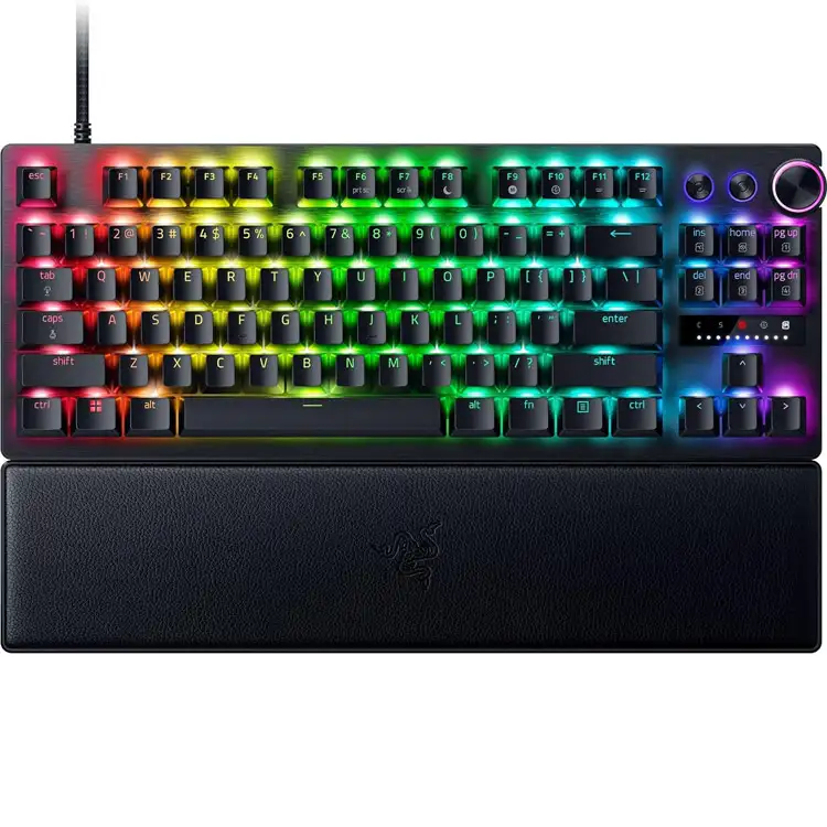 کیبورد گیمینگ ریزر مدل HUNTSMAN V3 PRO TKL