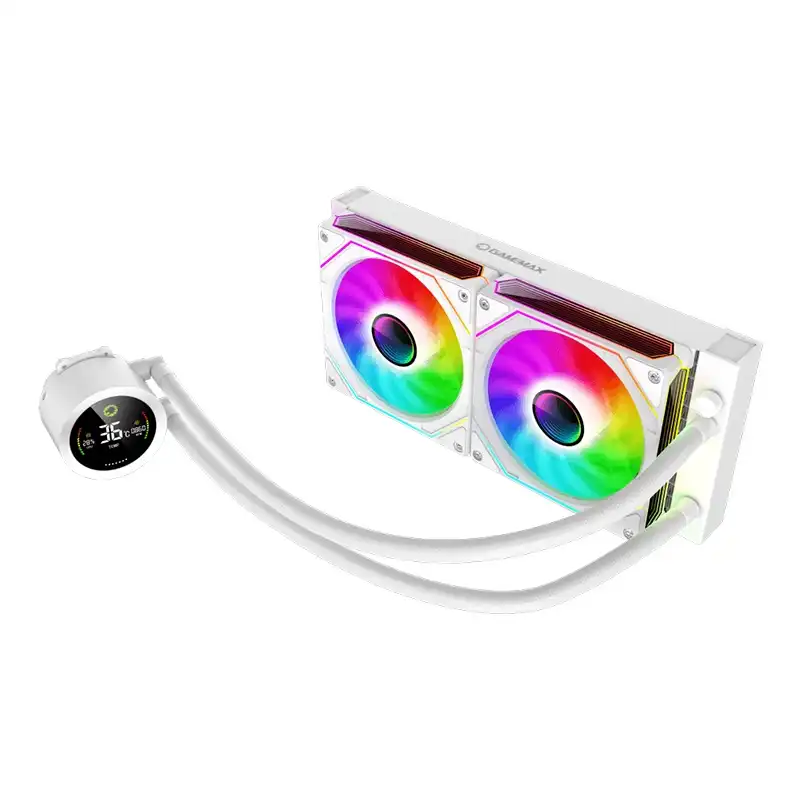 خنک کننده پردازنده گیم مکس مدل IceBurg 240 Digital White-3