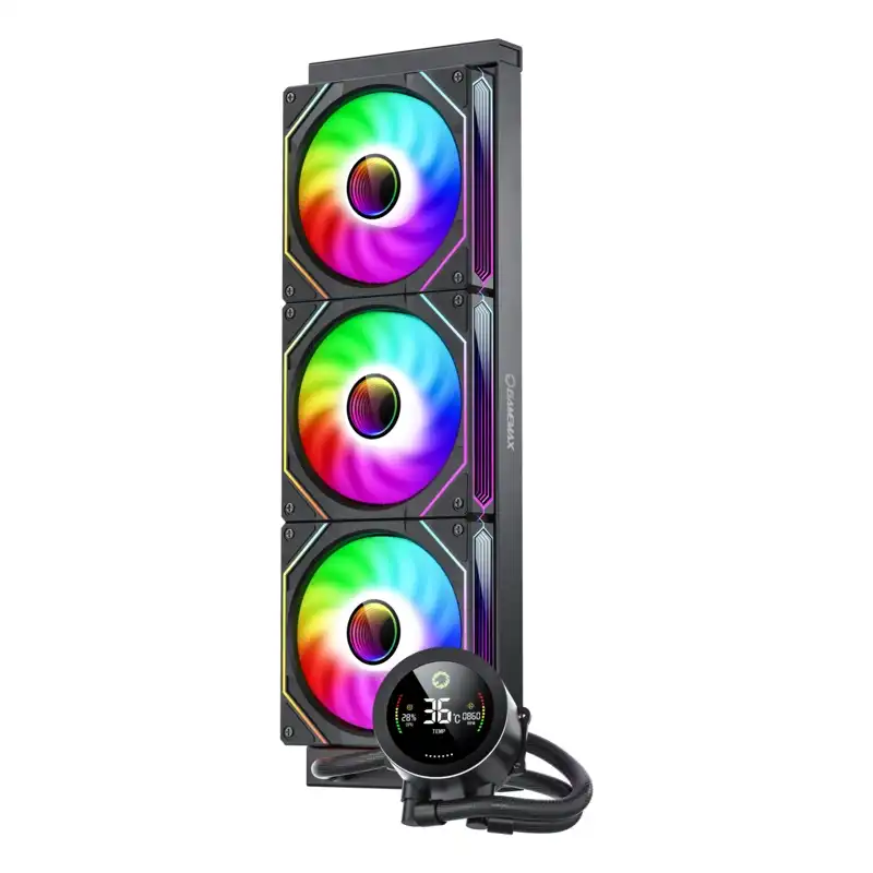 خنک کننده پردازنده گیم مکس مدل IceBurg 360 Digital Black