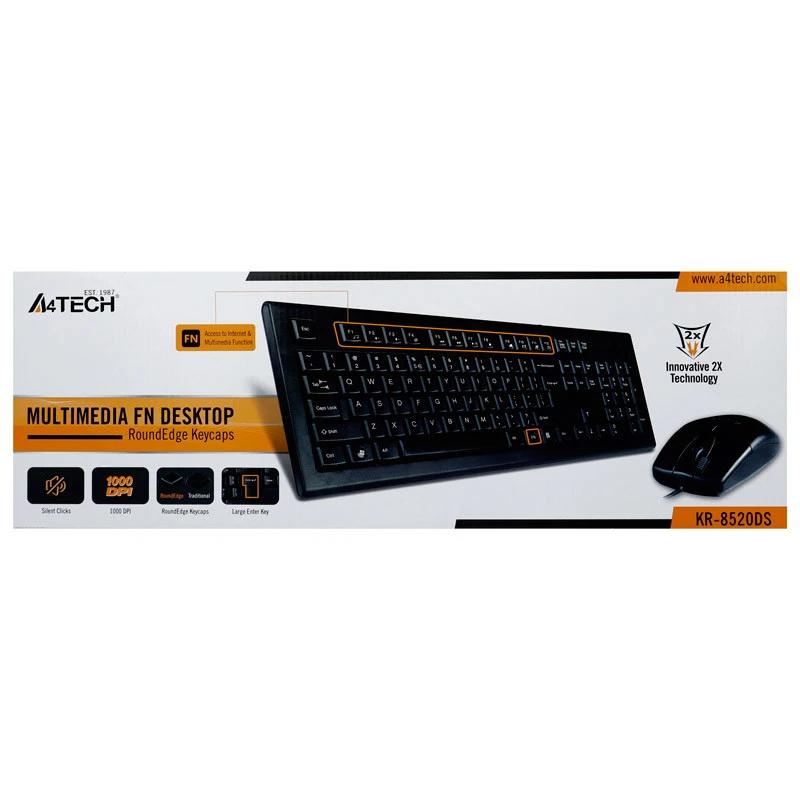 کیبورد و موس ای فورتک مدل KR-8520DS-1