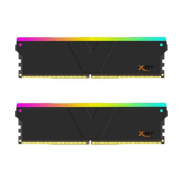  رم وی کالر مدل MANTA XSKY RGB 32GB DUAL 6400MHZ CL32