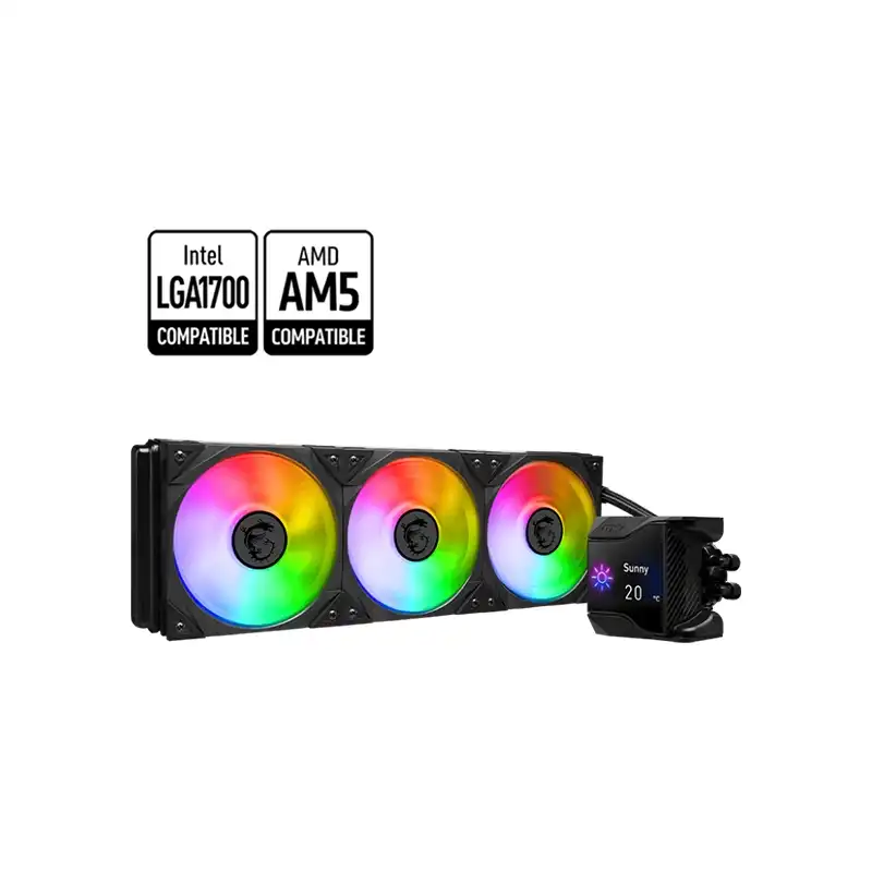 خنک کننده پردازنده ام اس ای مدل MPG CORELIQUID D360-3