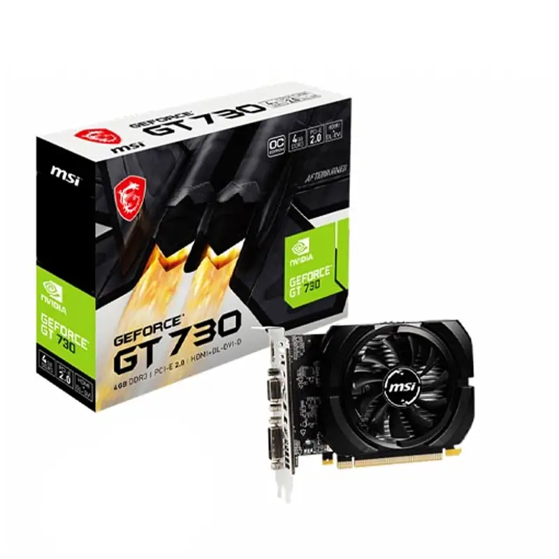 کارت گرافیک ام اس آی مدل GT 730 4GB V1-0