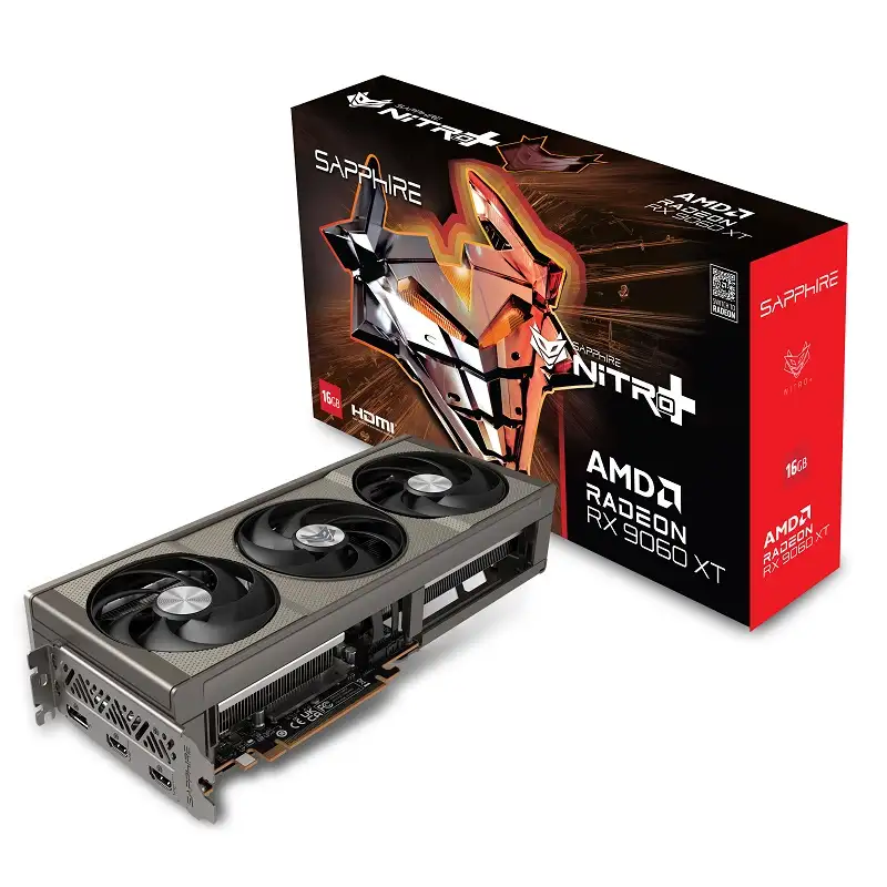 کارت گرافیک سافایر مدل NITRO+ AMD RADEON RX 9060 XT OC 16GB