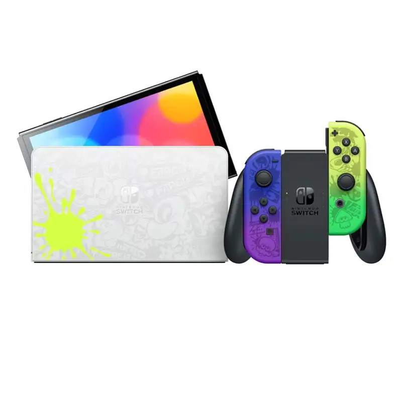 کنسول نینتندو مدل Nintendo Switch OLED Model Splatoon 3 Edition به همراه Joy-Con