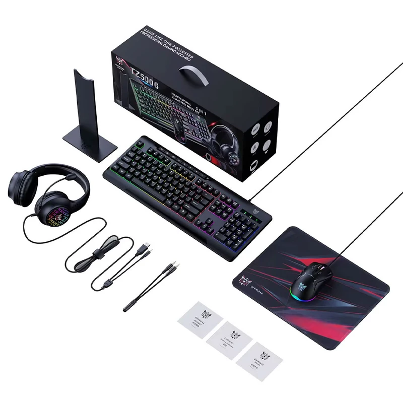  باندل گیمینگ اونیکوما مدل TZ5006 Black-6