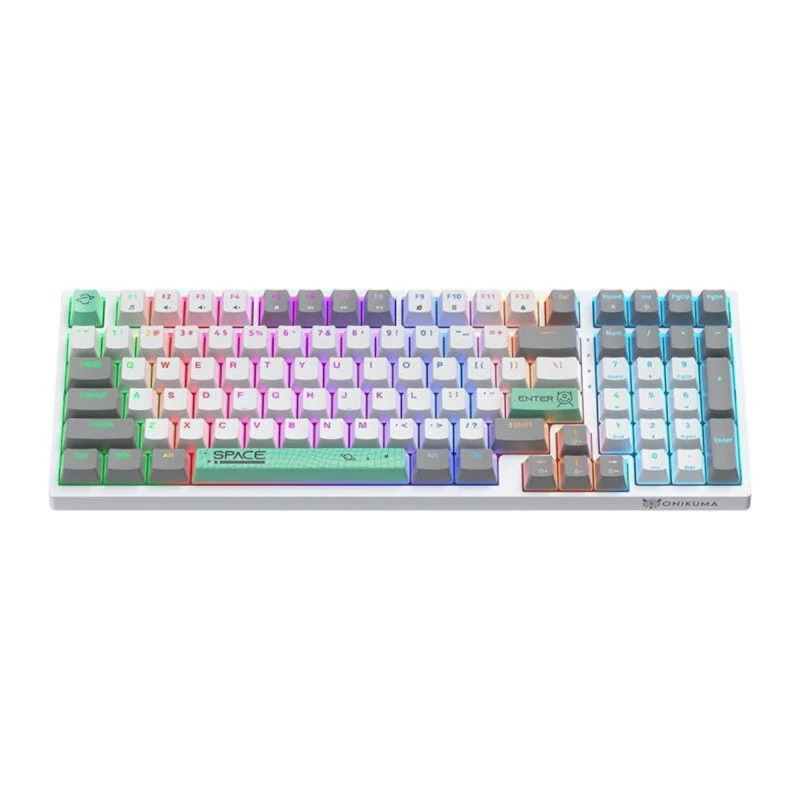 کیبورد گیمینگ اونیکوما مدل G38 White-0