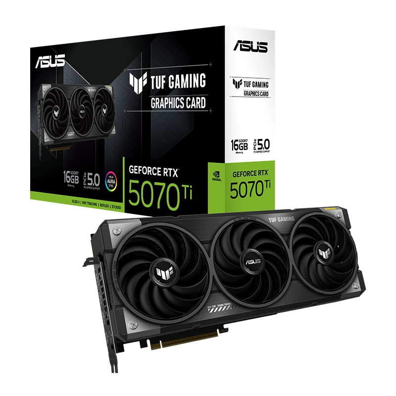 کارت گرافیک ایسوس مدل TUF RTX 5070 TI 16GB OC