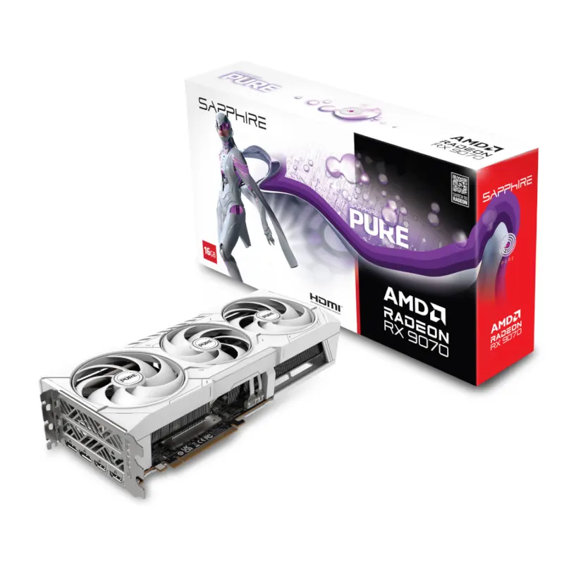کارت گرافیک سافایر مدل Pure Radeon RX 9070 OC 16GB