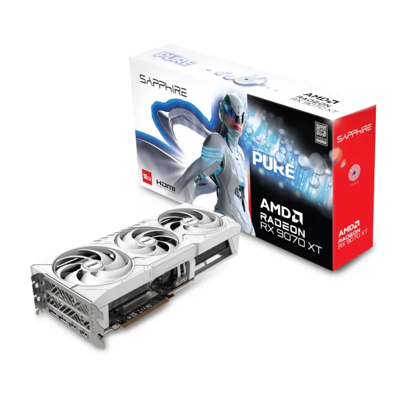 کارت گرافیک سافایر مدل Pure Radeon RX 9070 XT OC 16GB-0