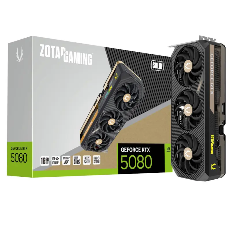 کارت گرافیک زوتک مدل RTX 5080 16GB Solid