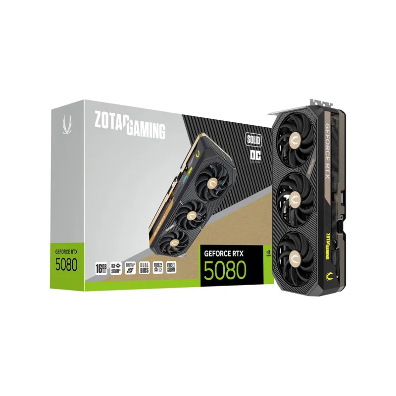 کارت گرافیک زوتک مدل RTX 5080 16GB Solid OC