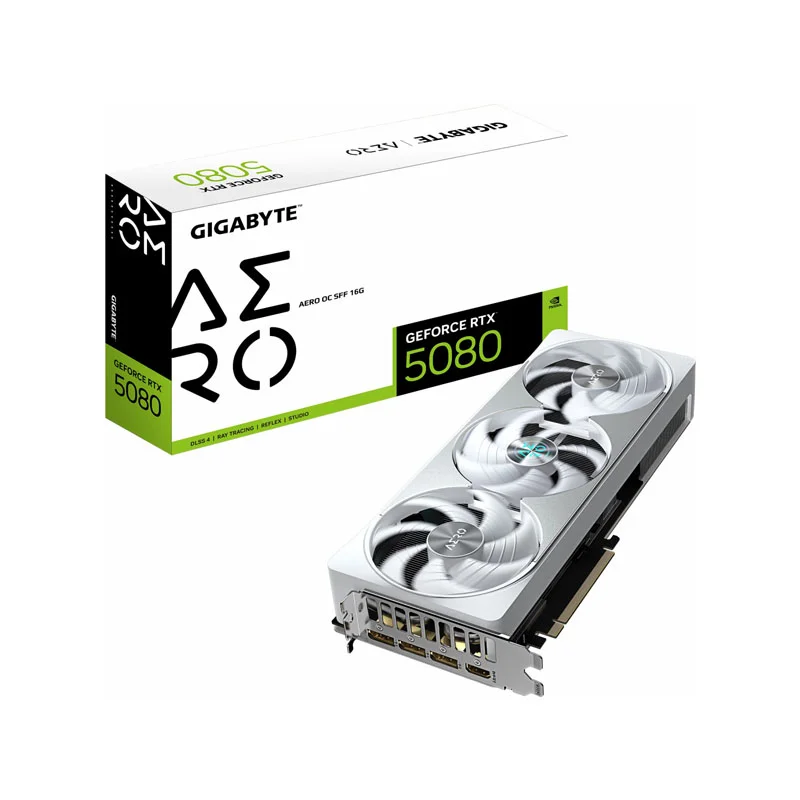 کارت گرافیک گیگابایت مدل RTX 5080 Aero OC 16GB