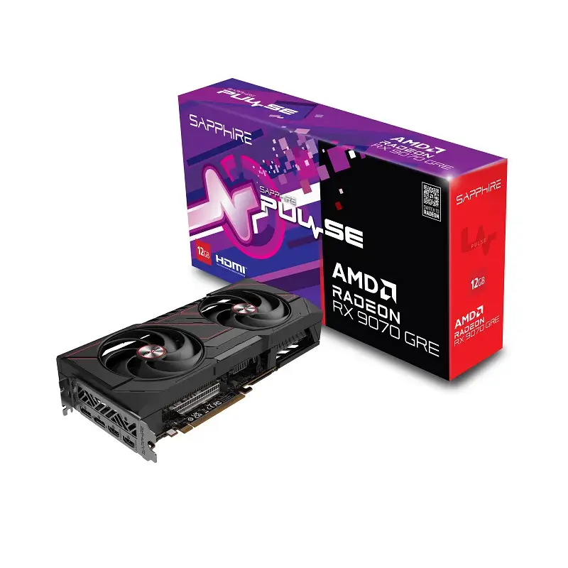 کارت گرافیک سافایر مدل PULSE 9070 GRE OC 12GB DUAL HDMI