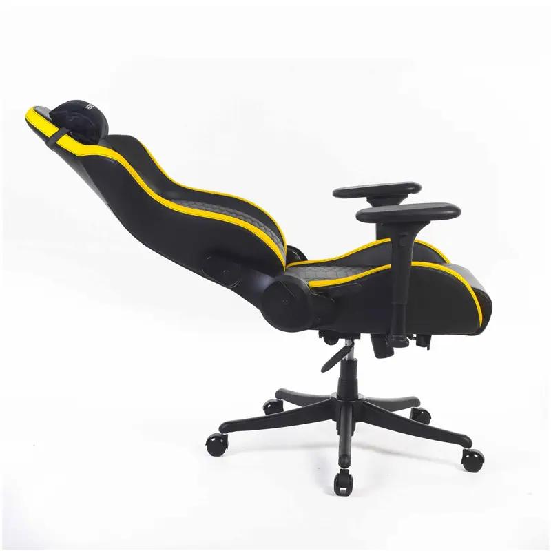 صندلی گیمینگ رنزو مدل Royal Cyber Yellow-3