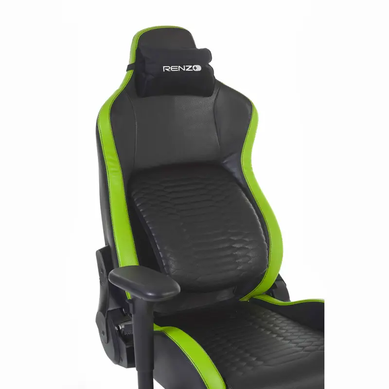 صندلی گیمینگ رنزو مدل Royal Forest Green-1