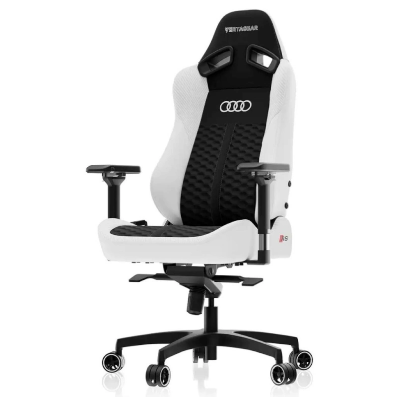 صندلی گیمینگ ورتاگیر مدل SL5800 HygennX Black/White Ergonomic Features Audi RS Edition-1