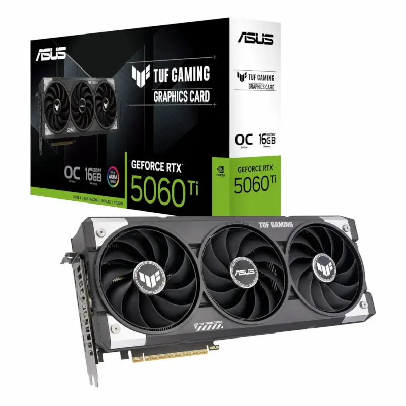 کارت گرافیک ایسوس مدل TUF RTX 5060 Ti OC 16GB